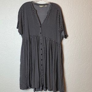 Anthropologie 11 1 Tylho medium Mona empire dress navy